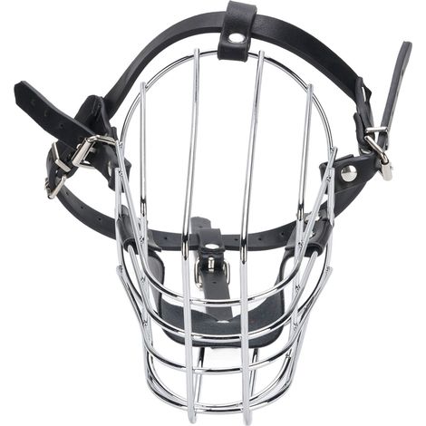 Muselière Anti-morsure pour chien, couvre-bouche en fer sécurisé pour Golden Retriever, berger allemand (1/5)