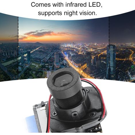 Caméra Infrarouge 5MP Vision Nocturne avec Éclairage LED pour Raspberry Pi 2/B+