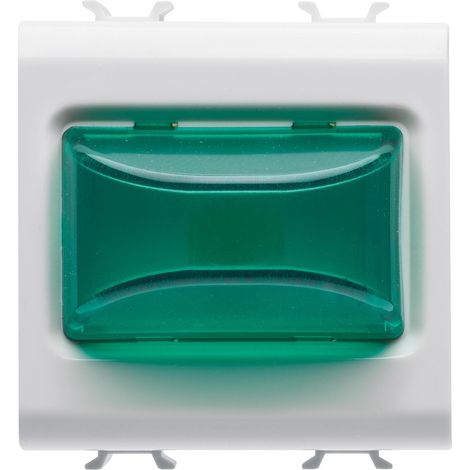 VOYANT SAILLANT VERT 3W 2M BLANC SAT. GEWISS GW15632
