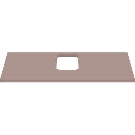 Piastra IS WT i.life B con scollo centrale per parete WT 802x507x18mm Greige opaco (1/2)