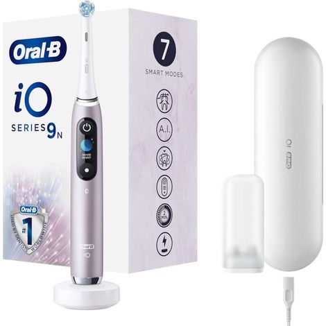 Oral-B - Elektrische Zahnbürste iO Series 9, Rose Quartz 8700216013420