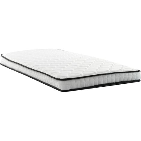 Matelas à ressorts 90x190 cm, épaisseur 12 cm, fermeté H3 avec modules ergonomiques pour soulagement lombaire, matelas roulé (1/5)