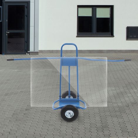 Transportwagen für Platten, Blau Plattenwagen zum Transportieren großer Platten, Platten-Transportwagen (1/5)