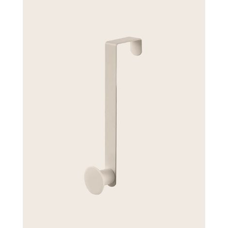 Exagonshop Appendino da porta box doccia Fiore in acciaio beige