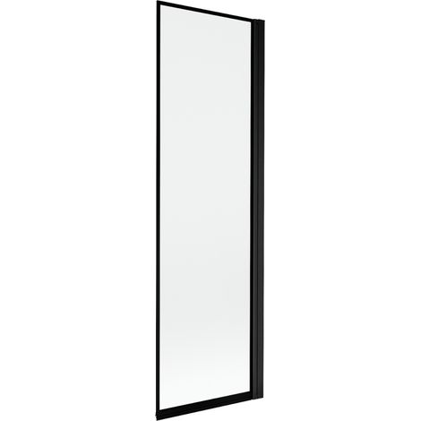 Mexen Mist paravento doccia a 1 anta destra 60 x 150 cm, cornice nera, nero - 8A9-060-001-70-70-P (1/4)