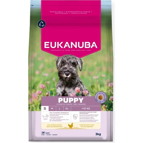 EUKANUBA Chiots Petits, riches en poulet, 3 kg (1/3)