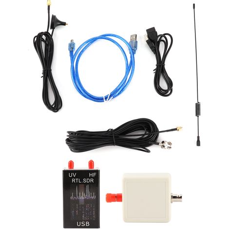 Récepteur radio logiciel RTLSDR pleine bande 100 kHz - 1766 MHz, ondes courtes, large bande, pour l'aviation (1/5)
