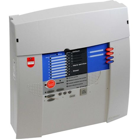 Nugelec – Tableau équipé apparent 8 boucles – Auto extinguible 750°C – IP 205 – Dimensions 393 x 386 x 138 mm – Pour installations électriques