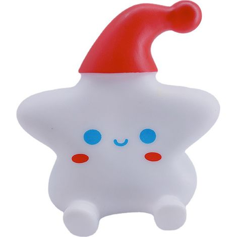 Ortviai Veilleuse LED avec capteur de luminosité, design étoile mignonne, fonctionne avec 3 piles bouton, sans fil
