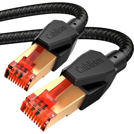 Câble Ethernet réseau 3m Cat 8 RJ45 Internet 40Gbps 2000MHz OFC/TU1-S/FTP (1/5)