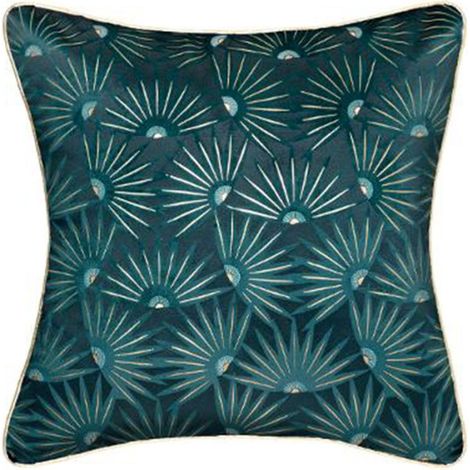Housse de Coussin "Feel" 40x40cm Bleu Canard (1/3)