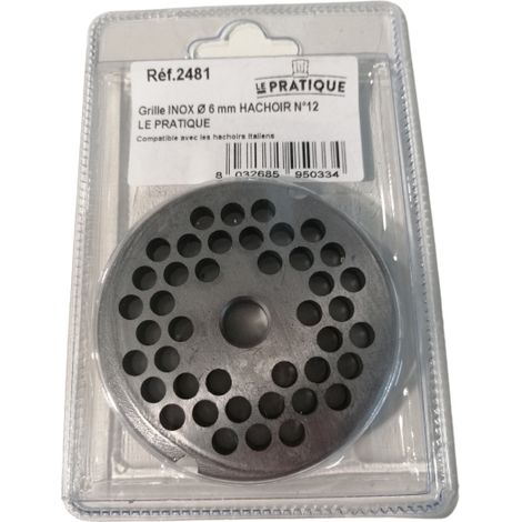 Edelstahlgitter ø 6 mm Universell Küchenmaschine Nr. 12 – Le Pratique