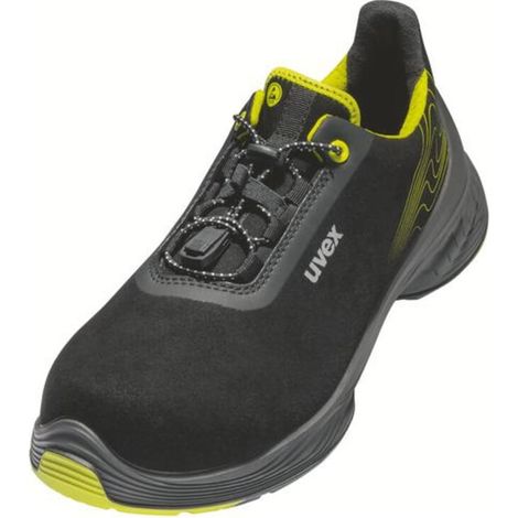 uvex Halbschuhe 1 G2 S2 schwarz gelb Weite 14 Größe 36 (1/5)