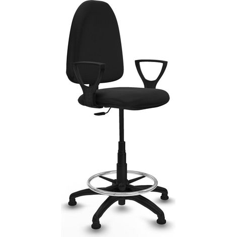 Piqueras y Crespo BFN01RT Silla de oficina negra ergonómica