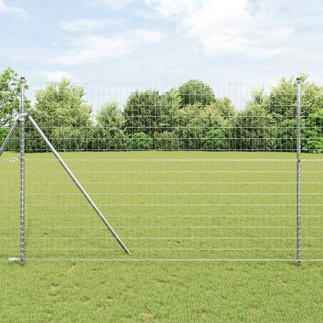 Eurozaun 1,5 x 10 m PVC-beschichtetes Eisen