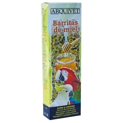 BARRITAS LOROS MIEL 2 UDS. Arquivet