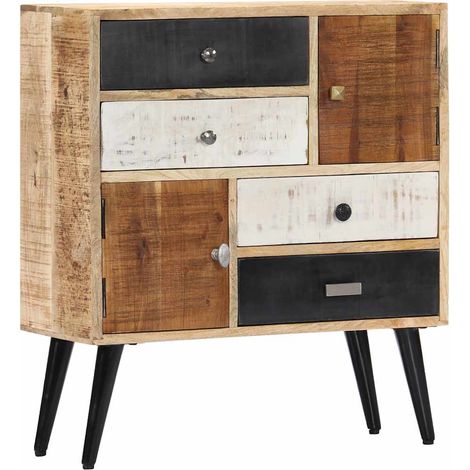 vidaXL Buffet 70x30x78 cm Bois de manguier massif (1/5)