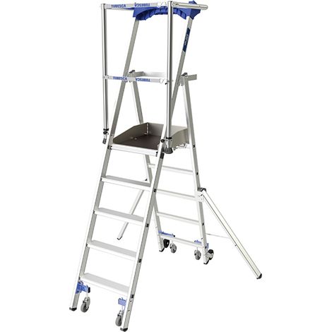 Escabeau PIRL 6 marches - Hauteur max. de travail 3.40m - 2274016