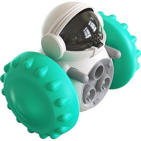 (Blauer) Hundesnackball, interaktives Hundespielzeug, Futter