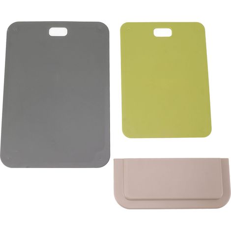 Tableau à découper 2 pièces ABS épais hygiénique durable pour viande légumes fruits (1/5)