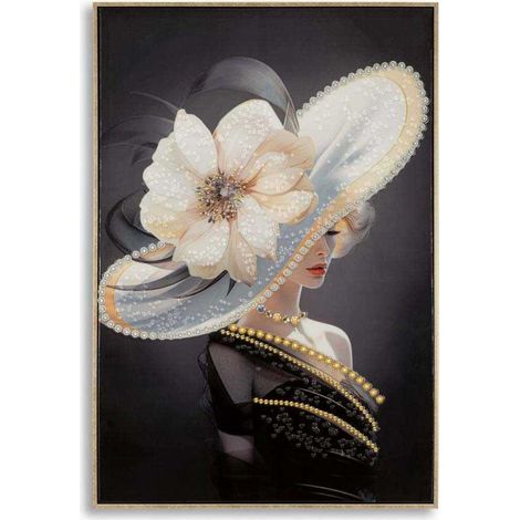 LAQUARED WALL PANTING WITH FRAME  WIEN HAT -A-  CM 62X4X92 (1/4)