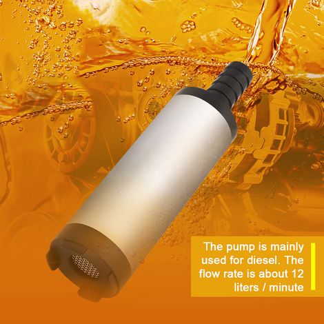 3,8 cm 12-V-Edelstahl-Elektro-Dieselkraftstoffpumpe, Tauchpumpe, Ölpumpe, Wasserpumpe 8500 (1/5)