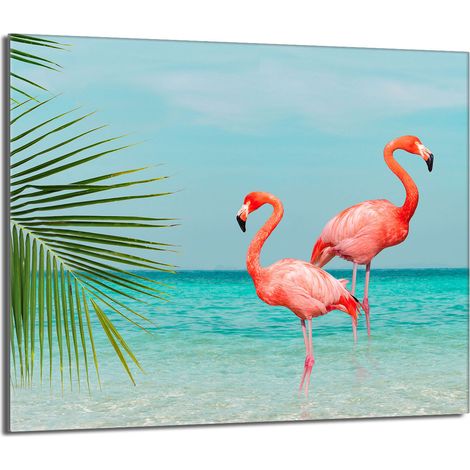 Placa protectora de vidrio para estufa 60x52 Flamingo (1/5)
