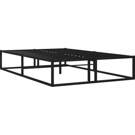 Maison Exclusive - Bettgestell Schwarz Metall 120x200 cm
