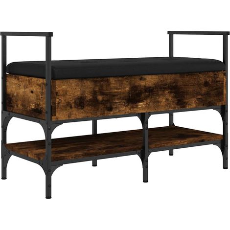 Zapatero madera ingeniería roble ahumado 85,5x42x57,5 cm vidaXL