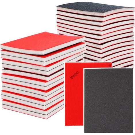 Sanding Sponges Hand Sanding Sponges for Grinding, Polishing, Metal, Wood, Steel, Stainless Steel (1/5)