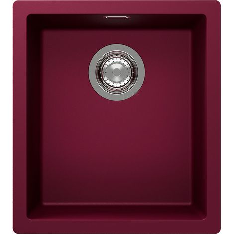 SCHOCK Einbaubecken Cristadur KAIA N-100S A Berry Exzenterbedienung (1/2)