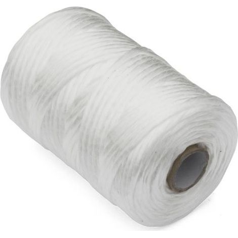 Spago in rafia sintetica Diam. 1,9 mm. bianco 95 mt.