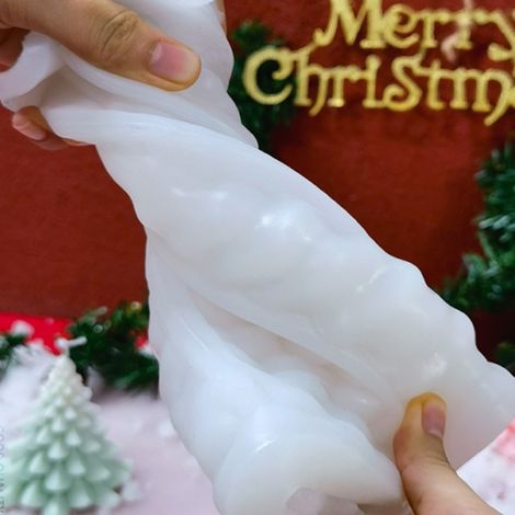 Moule en silicone pour bougie parfumée sapin de Noël, moule à savon artisanal en plâtre 3D, petit sapin de Noël à aiguilles SD-72