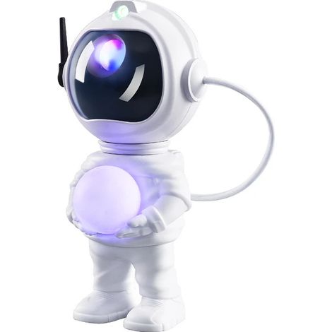 Projecteur galaxie astronaute LED, projecteur ciel étoilé, position assise/debout, télécommande et minuterie, veilleuse, décoration de chambre, projecteur de plafond galaxie (1/4)