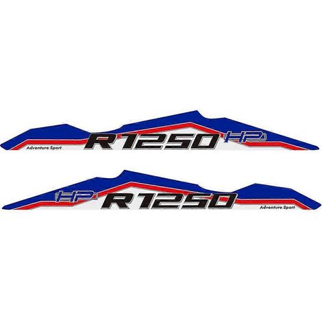 Autocollants pour BMW R1250GS : protection de réservoir, garde-boue, carénage, valise en aluminium, protège-mains, moto Adventure GSA. (1/5)
