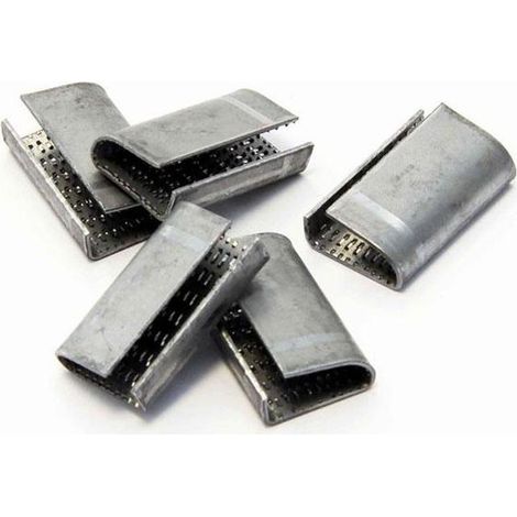 Metallverschlusshülse f.Bandbreite 13mm verzinkt aufgerauht TRANSPAK