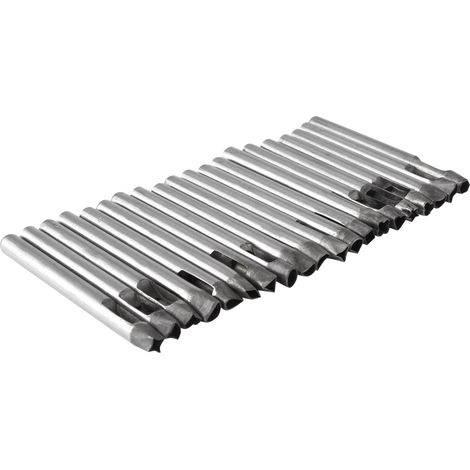 Poinçon à Fleurs en Acier Carbone 6mm - 20 Pièces pour Travail du Cuir, Maroquinerie et Accessoires (1/5)