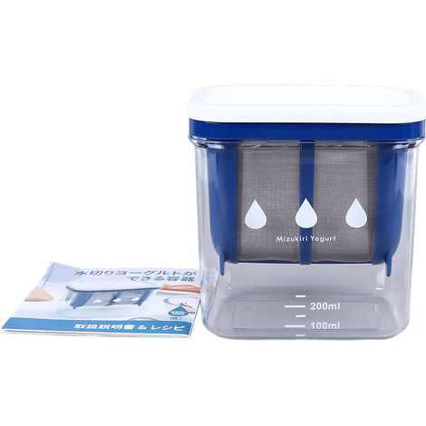 à yaourt à filtration efficace résine AS acier inoxydable