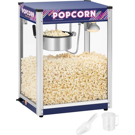 Macchina per popcorn professionale ed efficiente 1350W 8 oz Royal Catering RCPR-1350 (1/5)