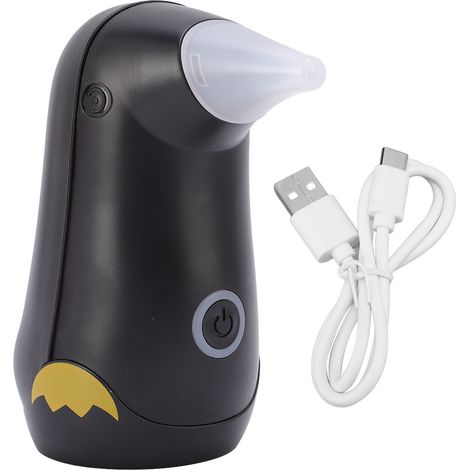Multifunktionaler, tragbarer Ohrtrockner mit konstanter Temperatur – Ohrtrockner für Zuhause – 1100 mAh – Schwarz (1/5)