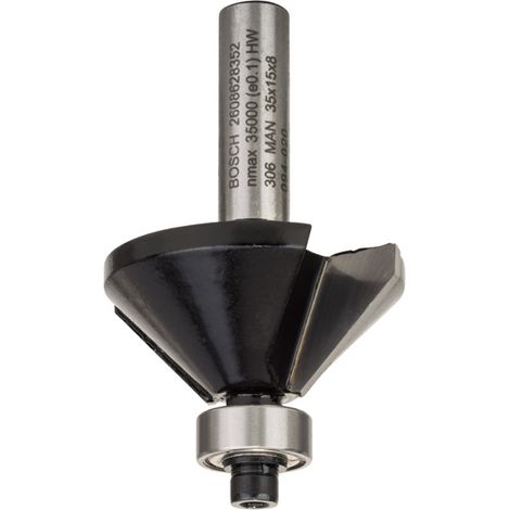 Bosch PRO Fasefräser, 45°, Schaft 8 mm