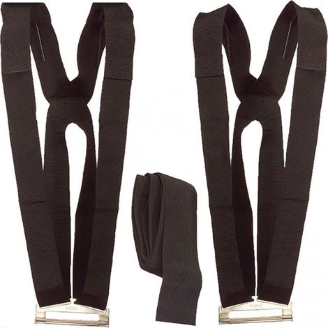 2 Sangles de levage, harnais réglables, sangle 12,5 cm x 3,6 m, pour meubles et électroménagers (1/5)