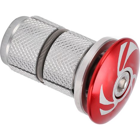 Bouchon de Compression pour Fourche Vélo, Plug d'Expansion Tube de Direction - VTT et Route Rouge