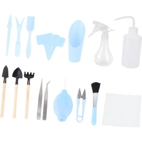 1ensemble Set De Outils De Jardinage pour Plantes Kit De Transplantation Miniature pour Fleurs Et Plantes Outils Pratiques pour Intérieur Et Extérieur (1/5)