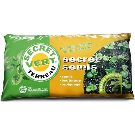 Terreau de semi UAB - Secret Vert - sac de 20L