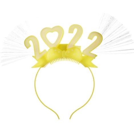 Bandeau lumineux Kawaii 2022 à LED, idéal pour les fêtes du Nouvel An et de Noël, cadeau pour enfants. (1/4)