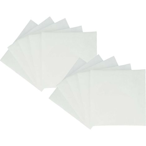 vhbw 10x Air Filter G2 compatible with Lunos Saphir Vent, Condensation Damp Control Ventilator - White