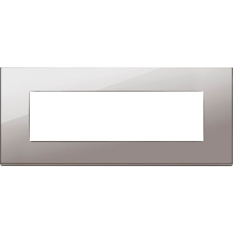 VIMAR - 22657.83 Placca 7M cromo nero