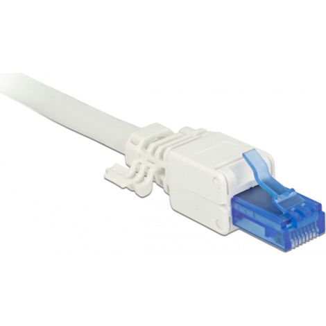 RJ-45 Stecker Cat.6a UTP, werkzeugfrei Verwendung: Pour Patchkabel Ø 5,0 - 6,5mm