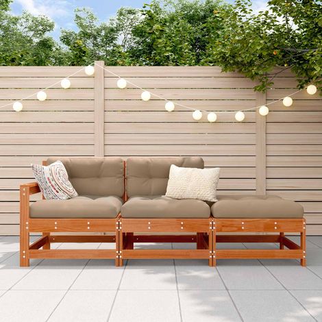 Sectional Sofa Einheiten Wachsbraun 190 x 62 x 70,5cm